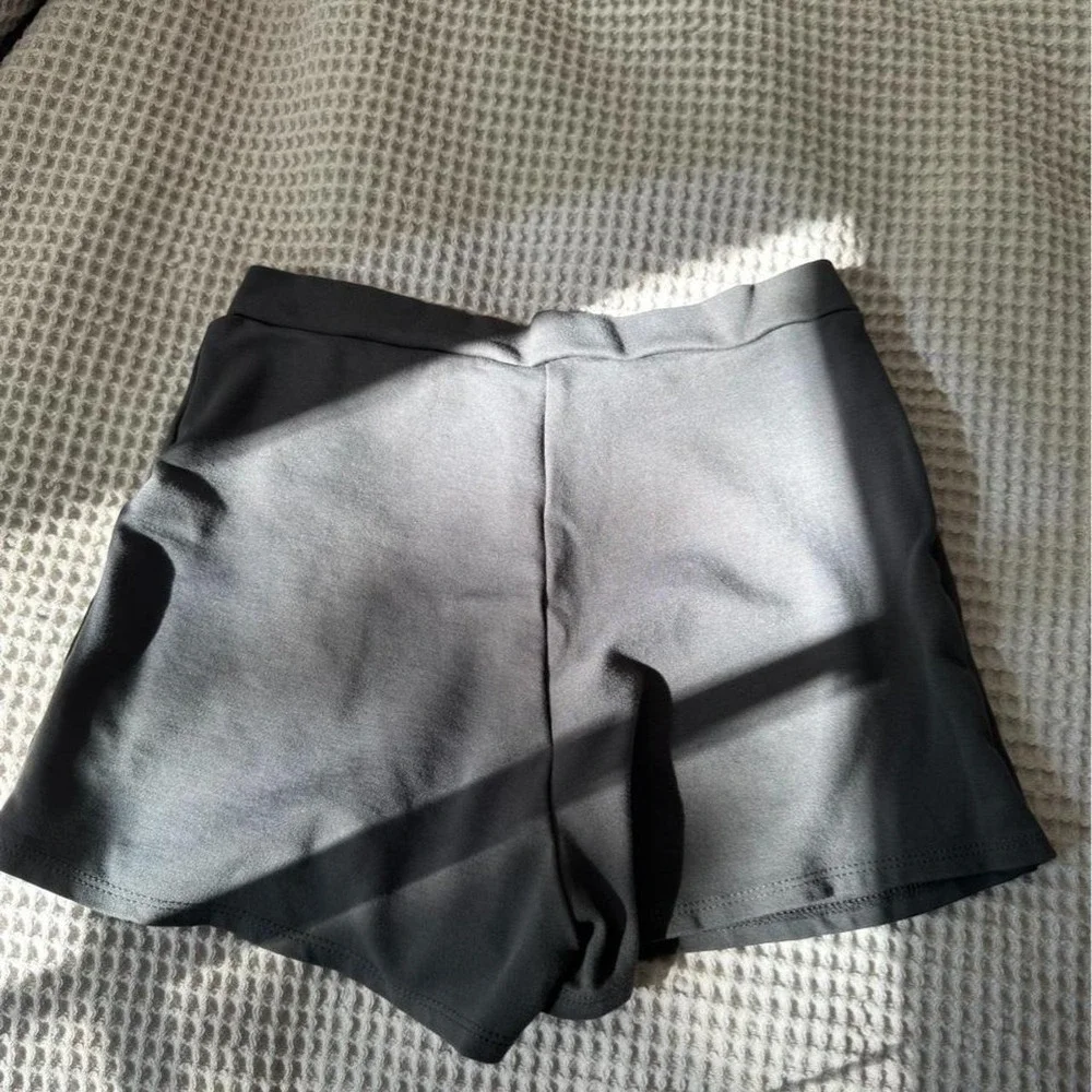 Gray mini skirt with built in shorts size medium